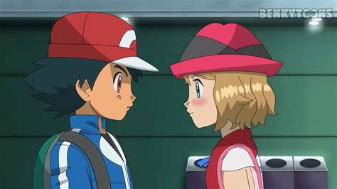 pokemon ash kiss|did serena actually kiss ash.